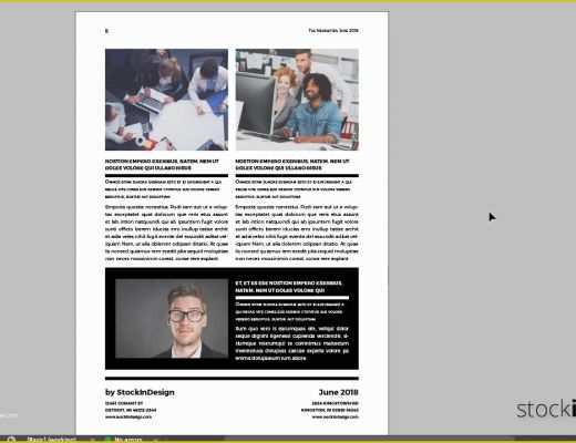 Free Indesign Newsletter Templates Of Free Newsletter Template for Indesign