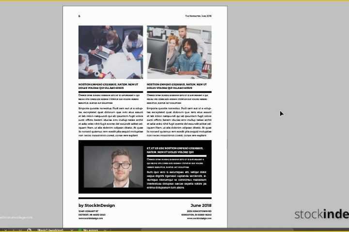 Free Indesign Newsletter Templates Of Free Newsletter Template for Indesign