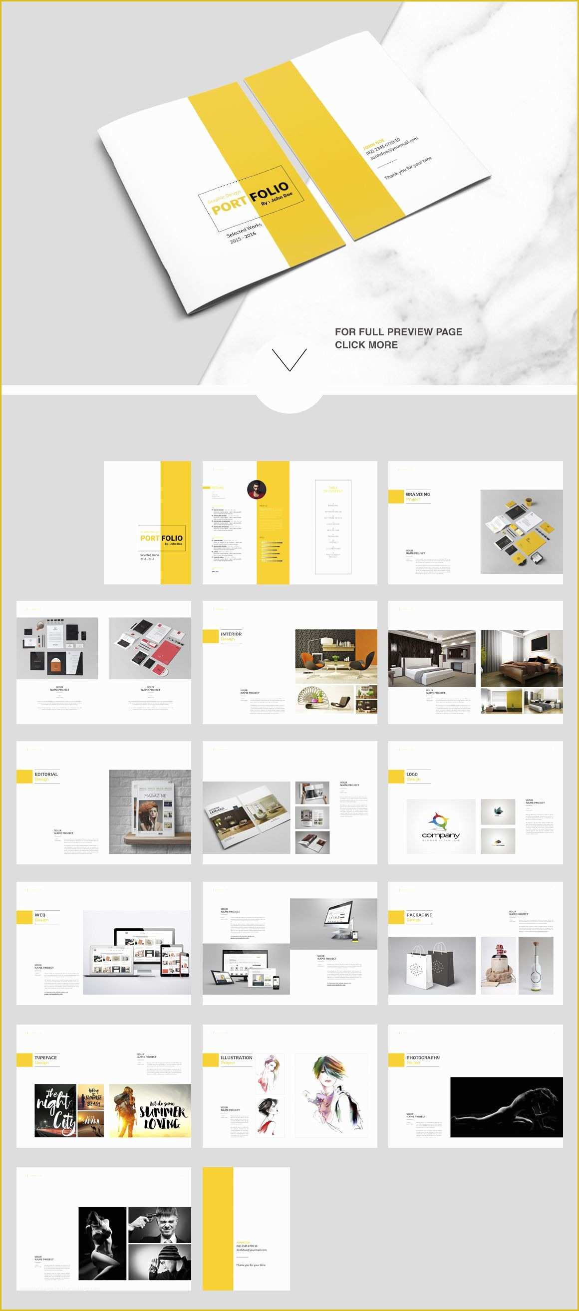 Free Indesign Portfolio Templates Of Indesign Portfolio Brochure Vol 2 by Tujuhbenua On