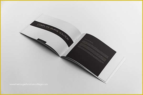 Free Indesign Portfolio Templates Of Multipurpose Portfolio Brochure Landscape On Behance