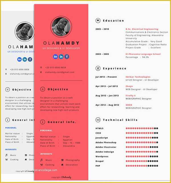 Free Indesign Resume Template Of 10 Best Free Resume Cv Design Templates In Ai & Mockup