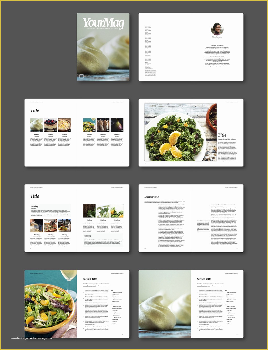 Free Indesign Templates Of Free Indesign Magazine Templates