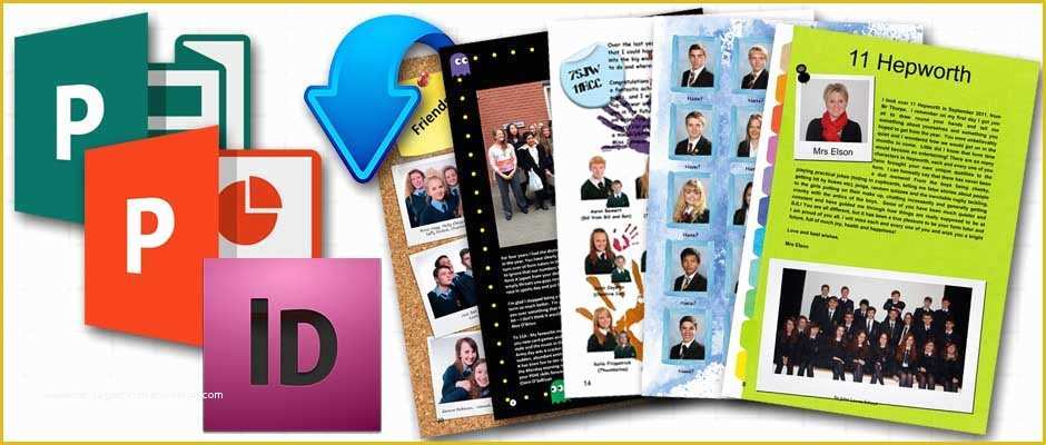 Free Indesign Yearbook Template Download Of School Yearbooks and Leavers Books From £5