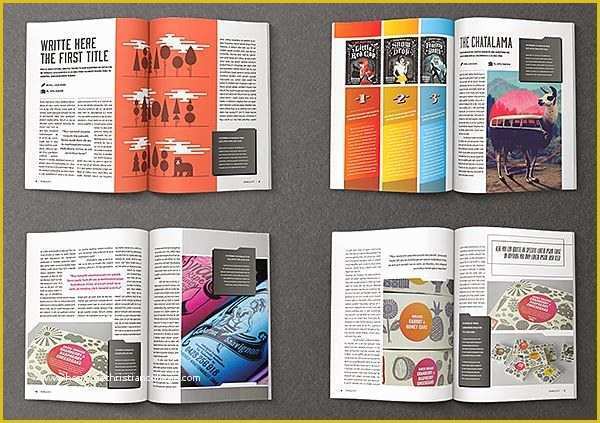Free Indesign Yearbook Template Download Of Spreading the Maglove Free Indesign Magazine Templates
