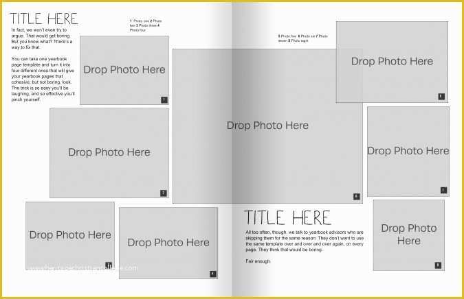 Free Indesign Yearbook Template Download Of the Ly Yearbook Page Template You Need