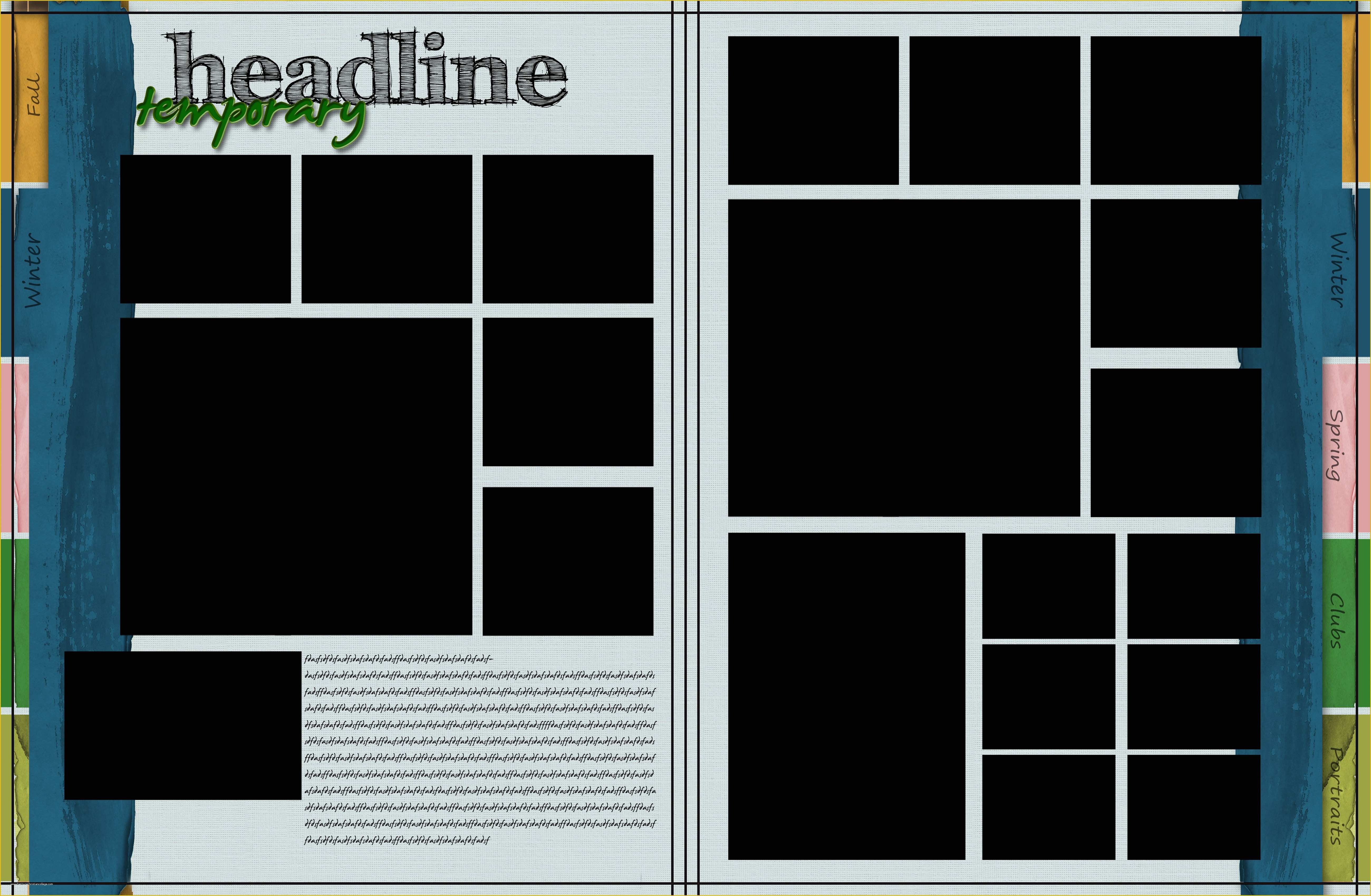Free Indesign Yearbook Template Download Of Scrapsimple Digital Layout