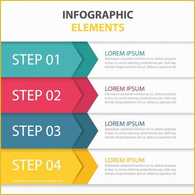 Free Infographic Templates for Students Of Template with Infographic Elements Vector