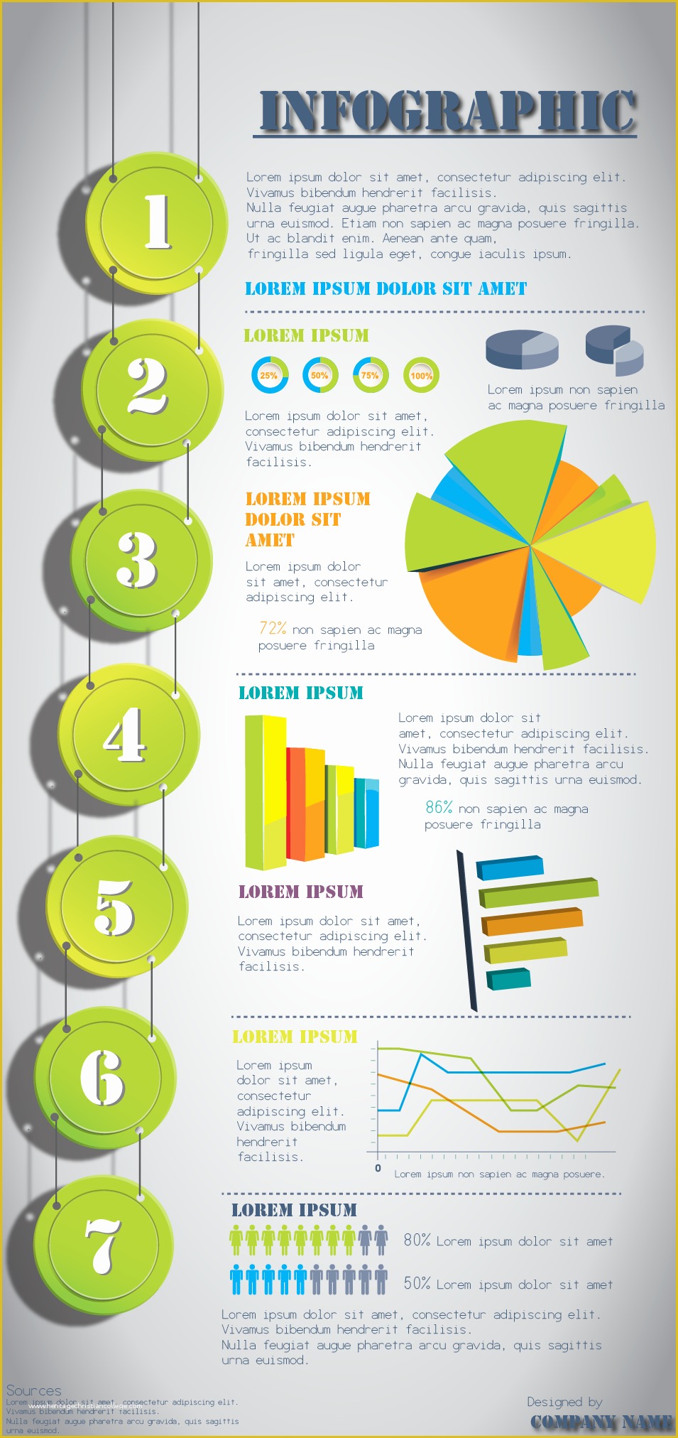 Free Infographic Templates for Word Of Infographics Templates
