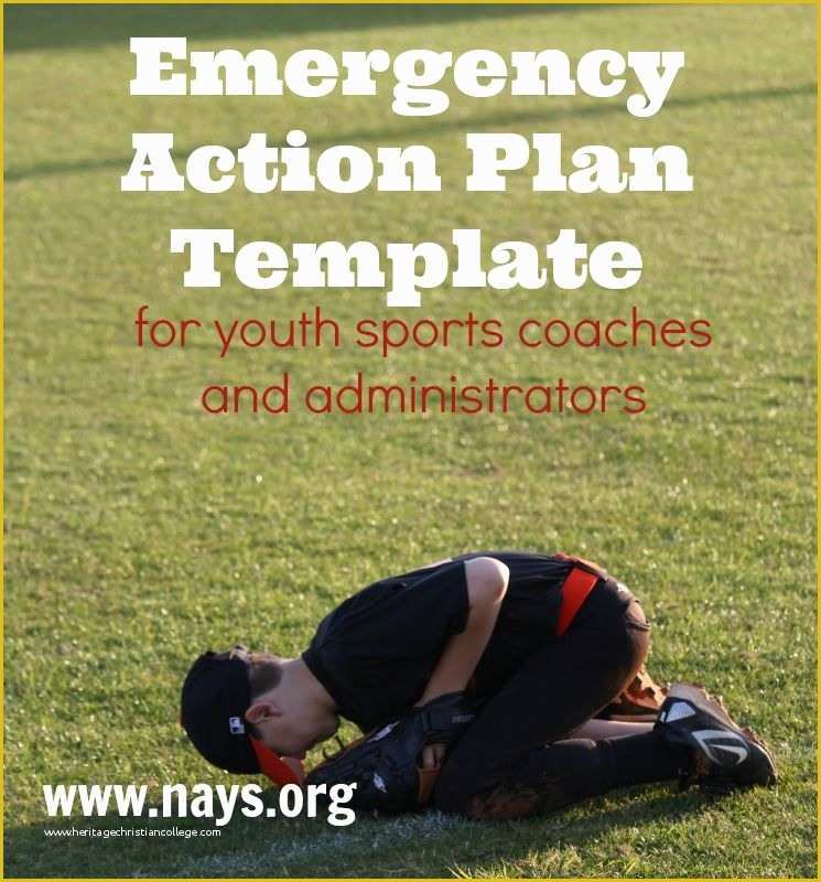 Free Injury and Illness Prevention Program Template Of Free Emergency Action Plan Template for Youth Sports
