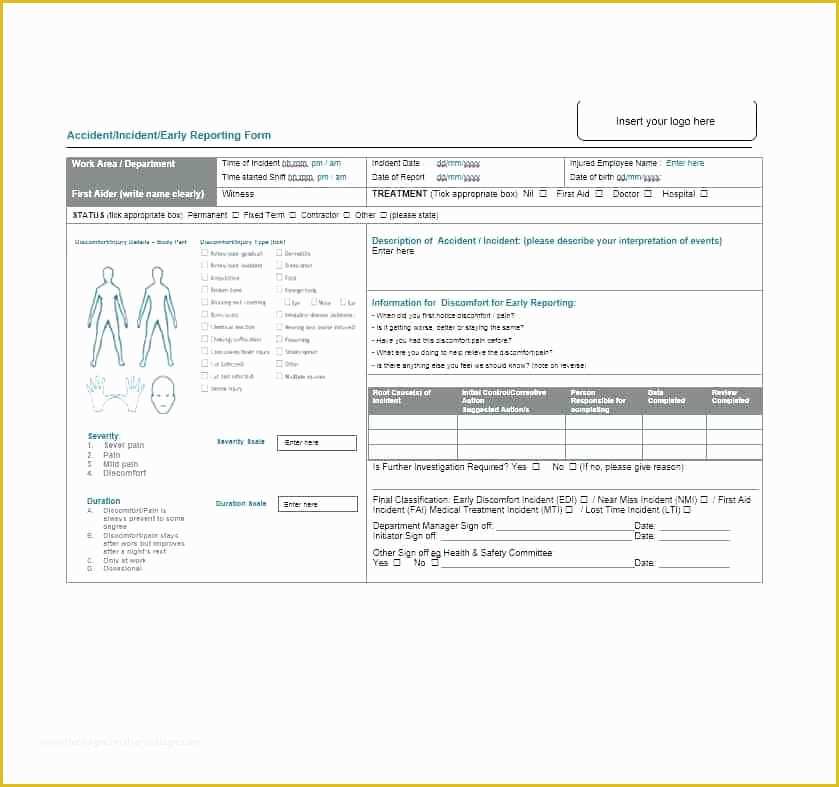 Free Injury and Illness Prevention Program Template Of Safety Incident Report form Template – Buildbreaklearn