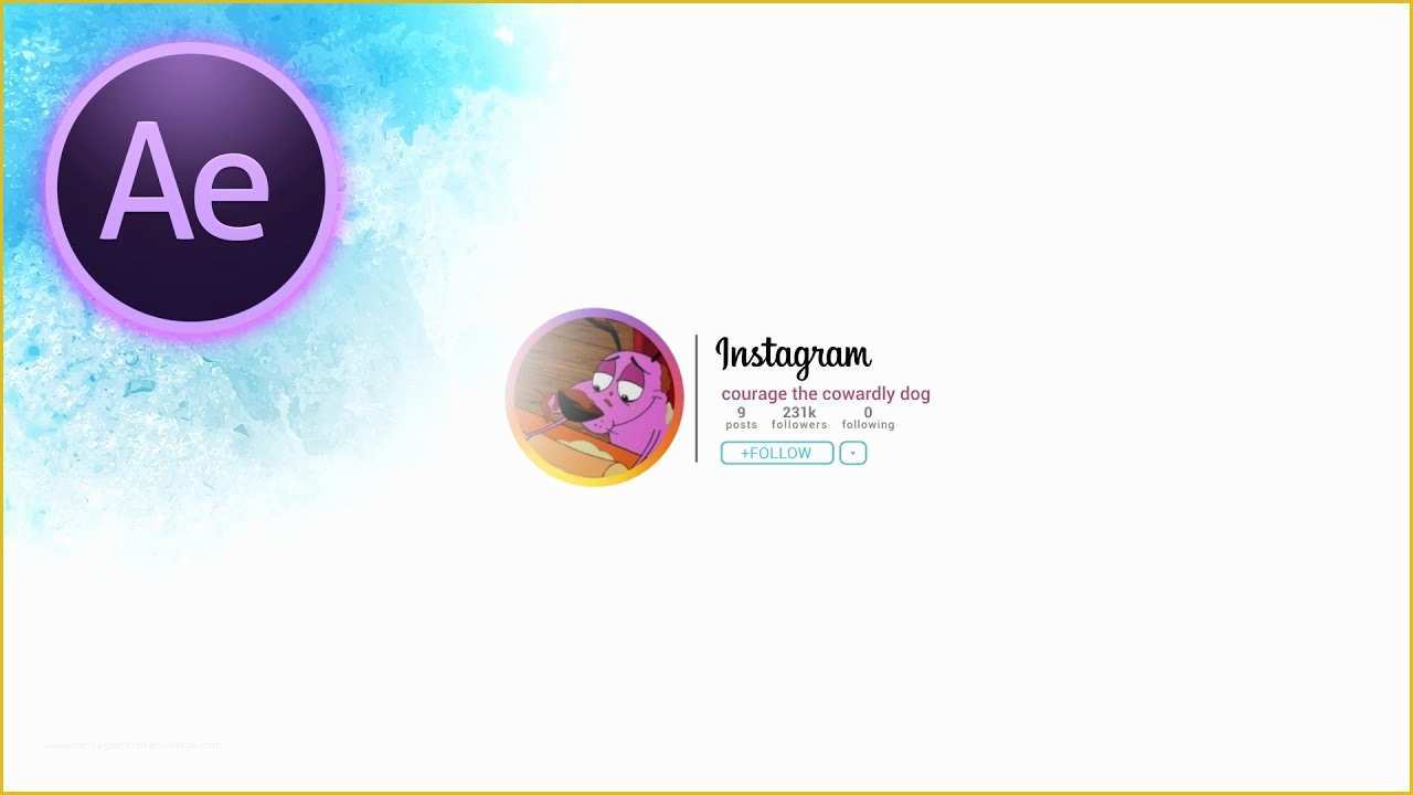 Free Instagram after Effects Template Of after Effects Template Instagram Profile