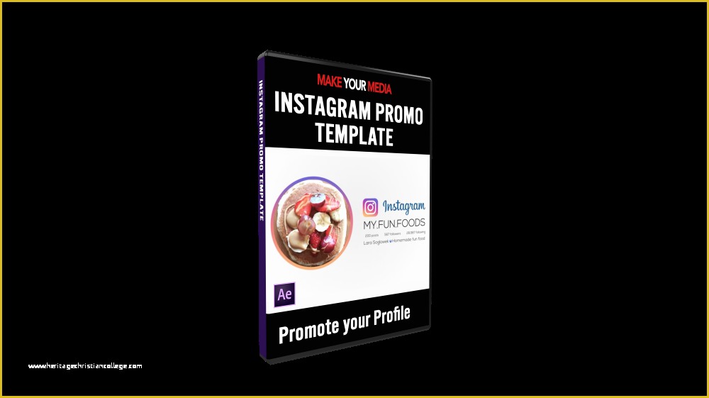 Free Instagram after Effects Template Of Free after Effects Instagram Promo Template