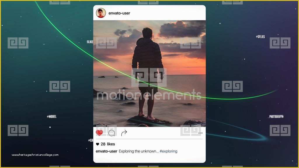 Free Instagram after Effects Template Of Instagram Slideshow after Effects Templates