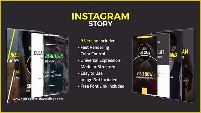 Free Instagram after Effects Template Of Instagram Story after Effects Templates