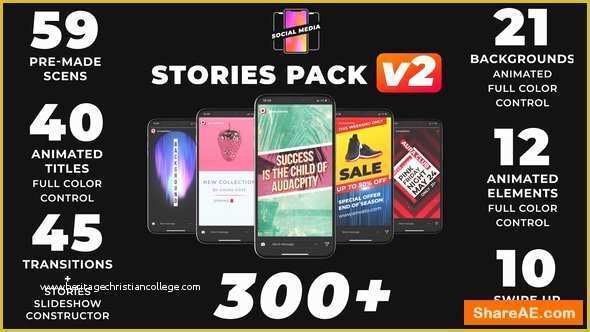 Free Instagram after Effects Template Of Videohive Instagram Stories Free after Effects