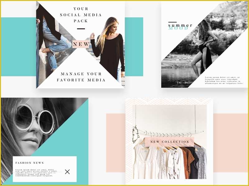 Free Instagram Flyer Template Of 4 Instagram Fashion Templates Freebie Download Shop