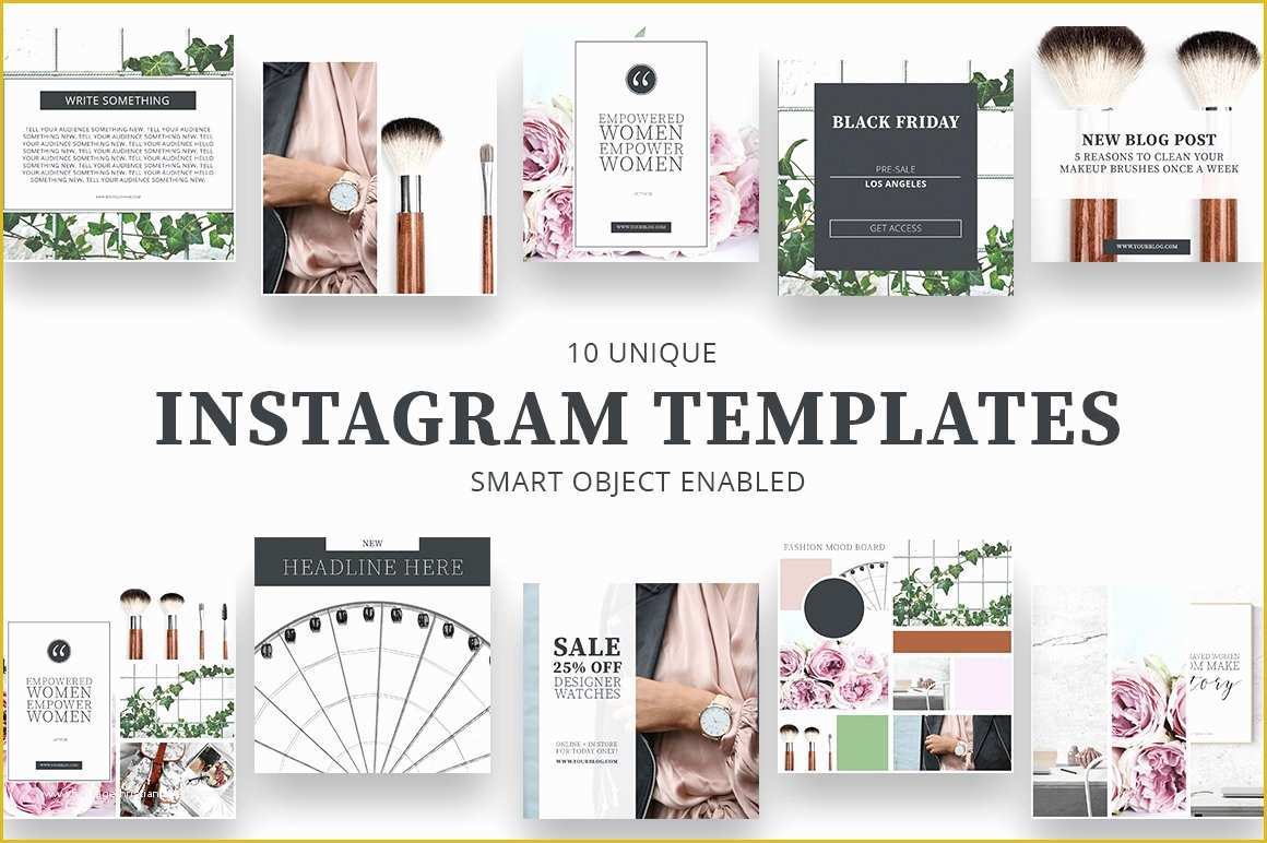 Free Instagram Flyer Template Of Instagram Templates Instagram Templates Creative Market
