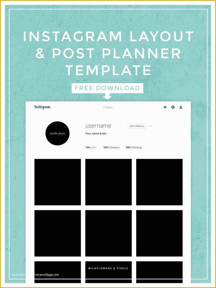 Free Instagram Templates Of 17 Best Ideas About Planner Template On Pinterest