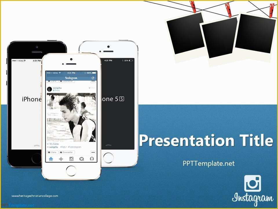Free Instagram Templates Of Free Instagram Ppt Template
