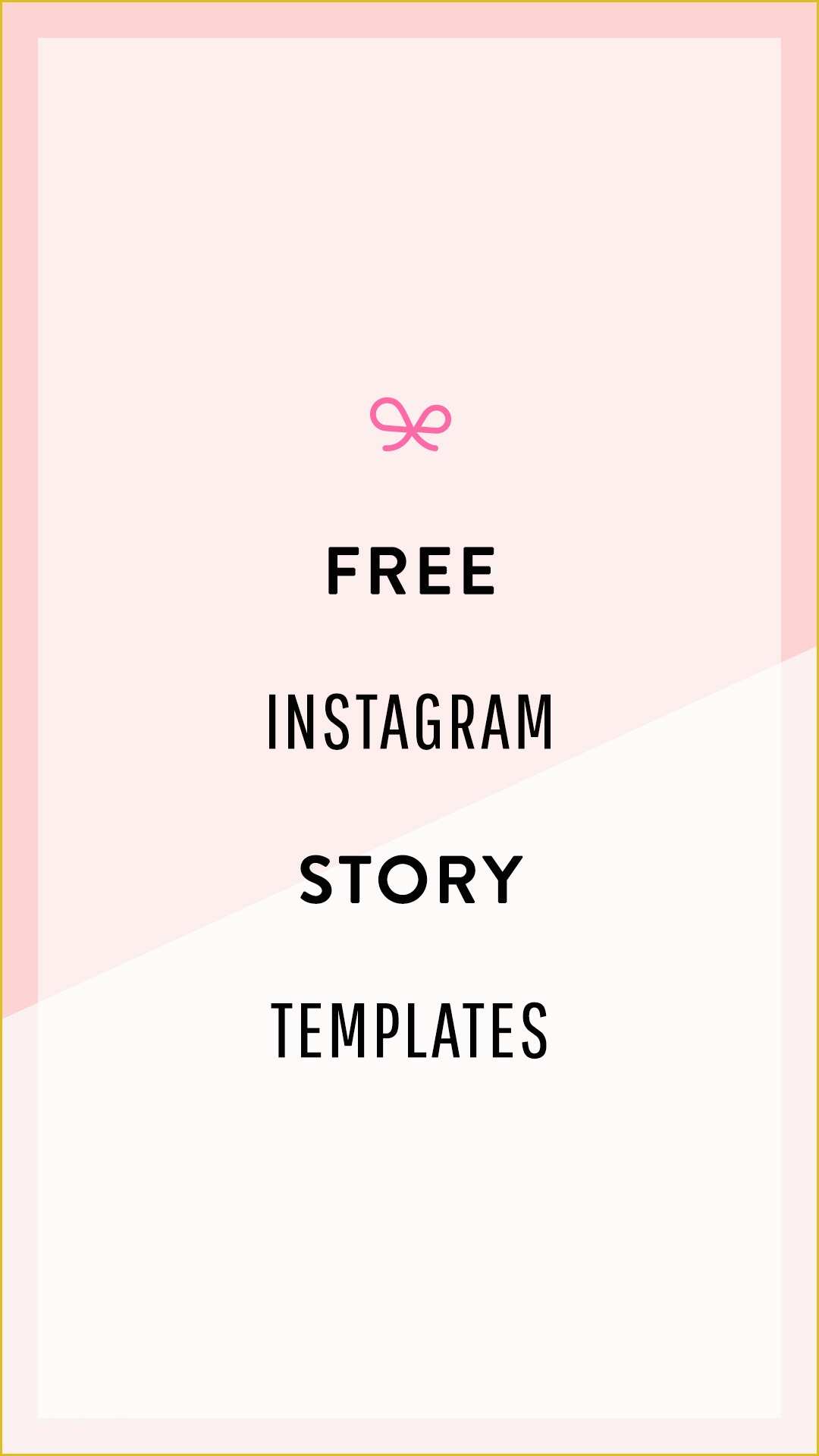 Free Instagram Templates Of Free Instagram Story Templates • Pretty Darn Cute Design