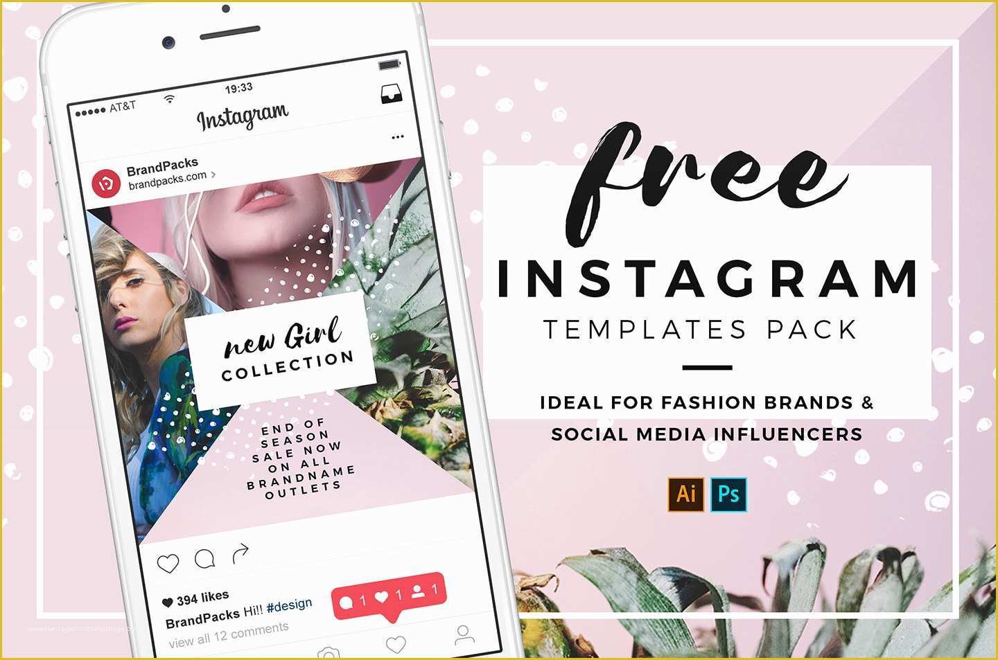 Free Instagram Templates Of Free Instagram Templates In Psd Ai &amp; Vector Brandpacks