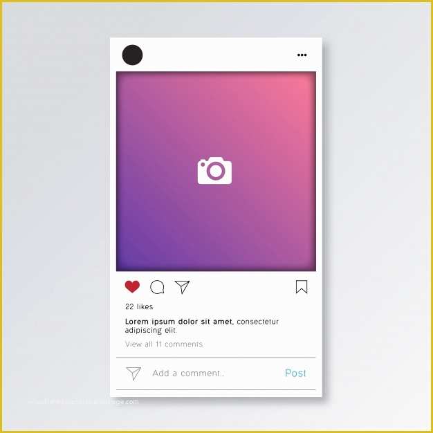Free Instagram Templates Of Instagram Post Template Vector