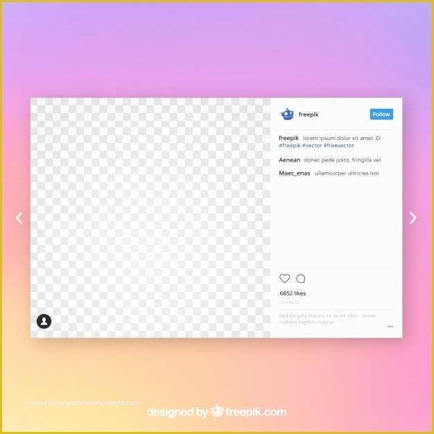 Free Instagram Templates Of Instagram Post Template Vector