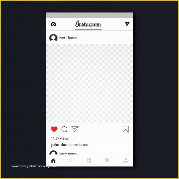 Free Instagram Templates Of Instagram Template Design Vector
