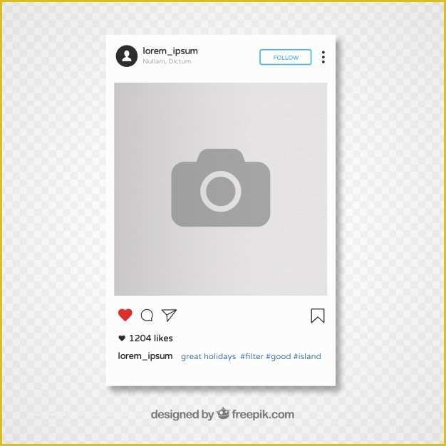 Free Instagram Templates Of Instagram Template Design Vector