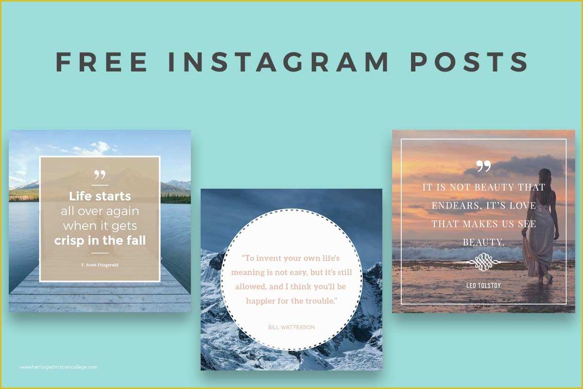 Free Instagram Video Template Of 5 Free Instagram Posts Templates Creativetacos