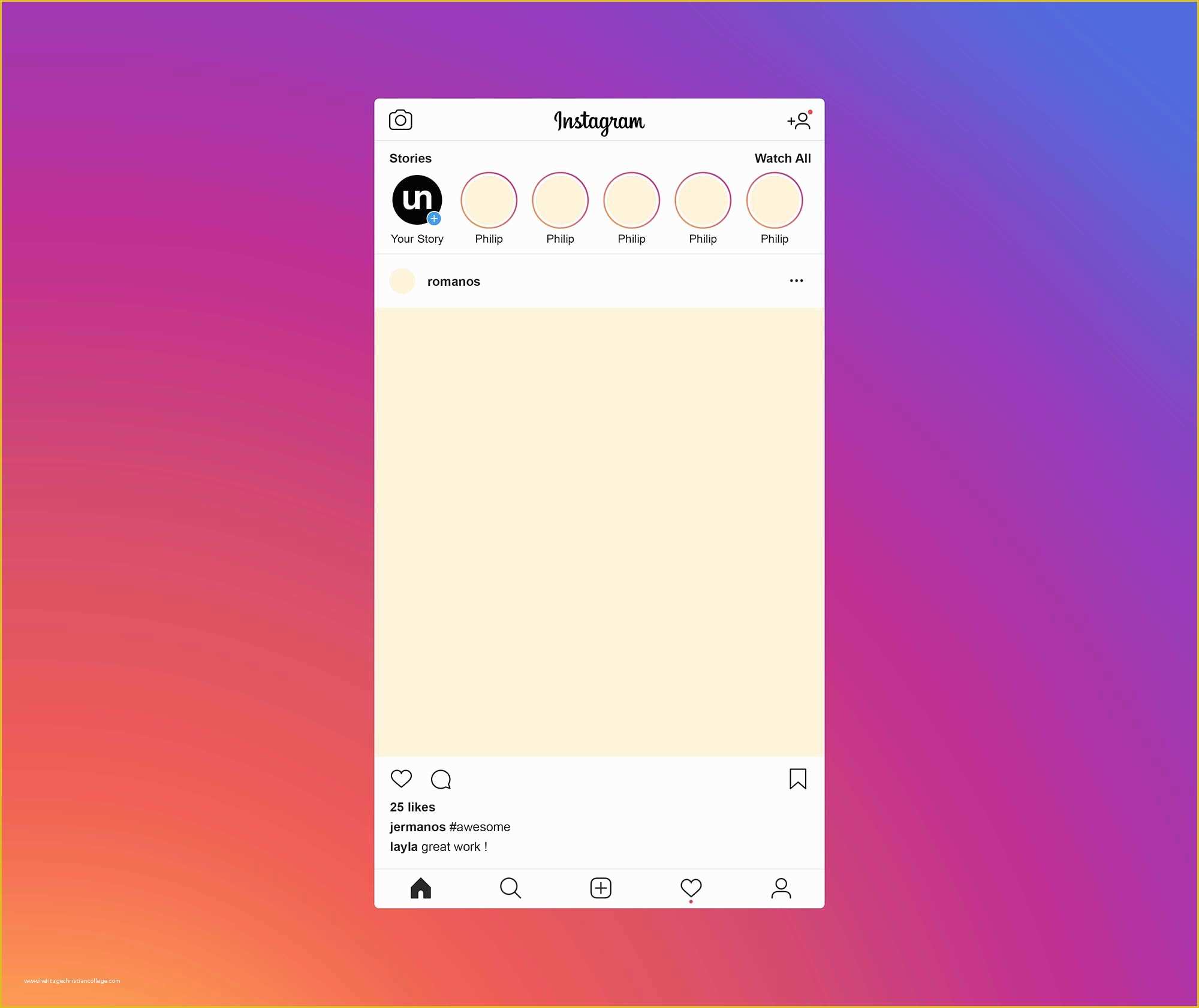 Free Instagram Video Template Of Free Instagram Post Mockup Psd