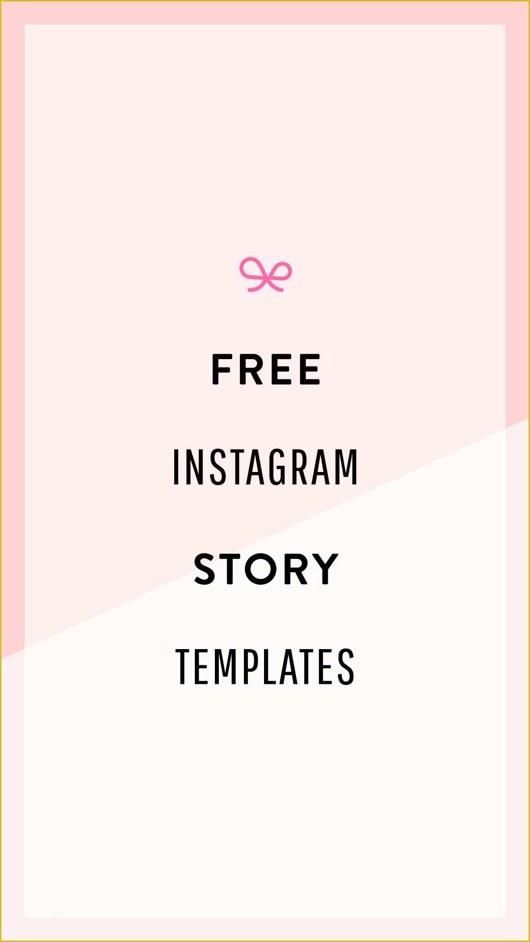 Free Instagram Video Template Of Free Instagram Story Templates • Pretty Darn Cute Design