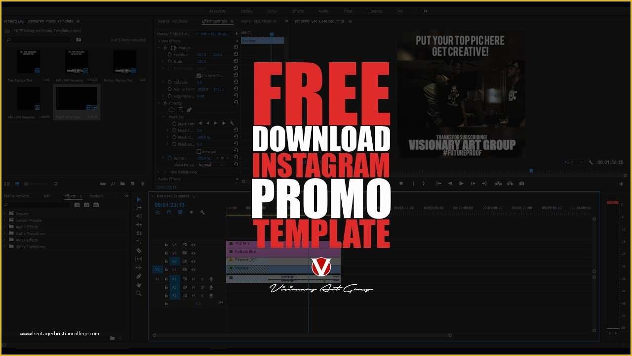 Free Instagram Video Template Of Free Template Instagram Promo Video File