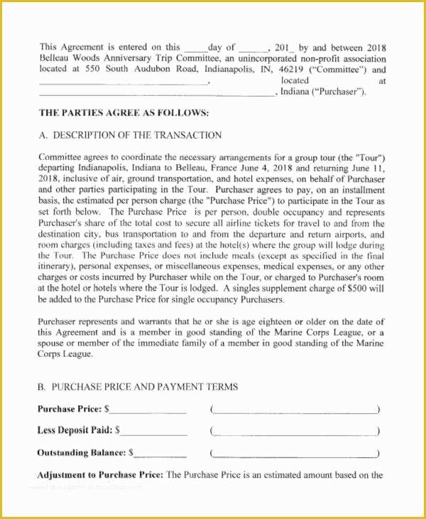 Free Installment Contract Template Of 10 Payment Contract Templates Free Word Pdf format