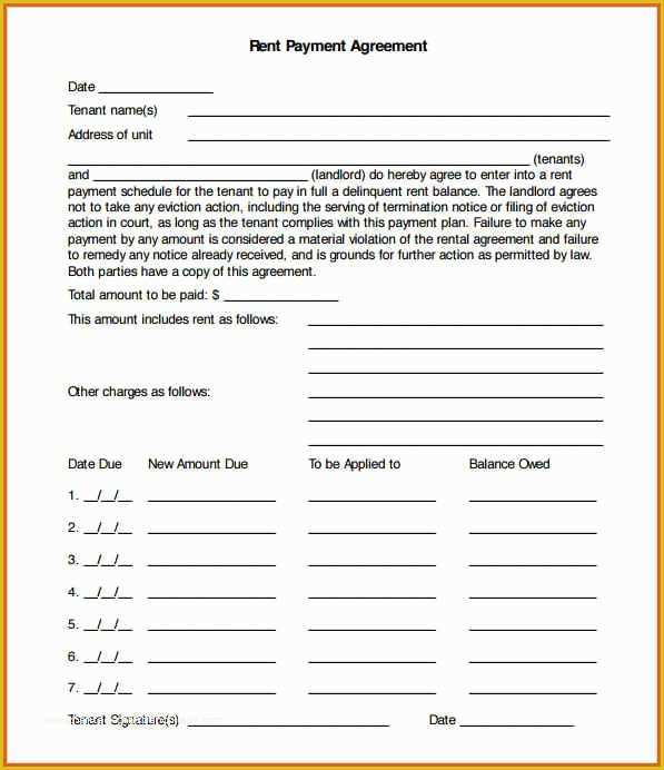 48 Free Installment Contract Template