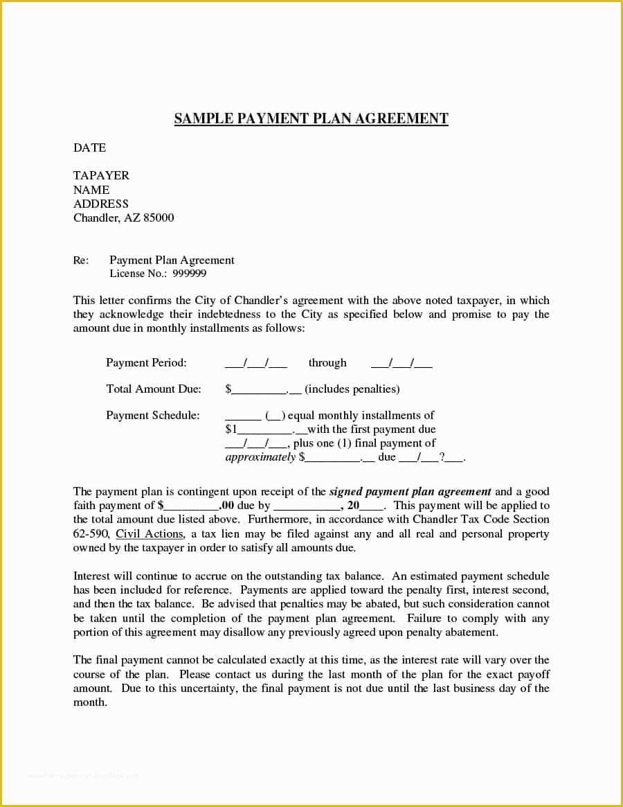 Free Installment Contract Template Of Payment Agreement 40 Templates &amp; Contracts Template Lab