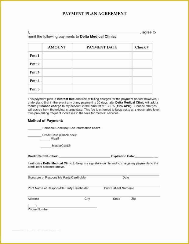 Free Installment Contract Template Of Payment Plan Agreement Templates Word Excel Samples