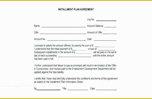 Free Installment Payment Agreement Template Of Car Sale Contract Template Sales Agreement Word Lease Real