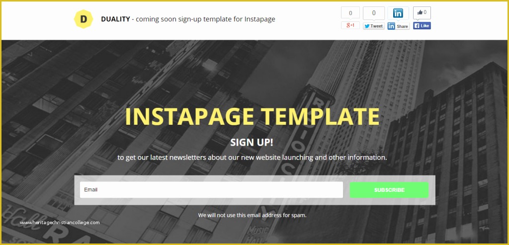 Free Instapage Templates Of 28 Instapage Landing Page Templates