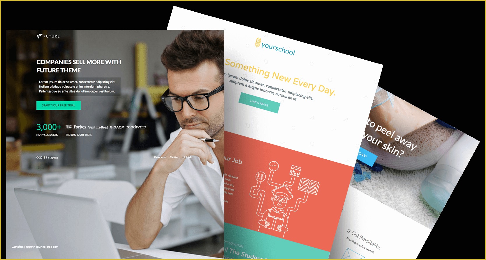 Free Instapage Templates Of Landing Page Templates for Successful Campaigns Instapage
