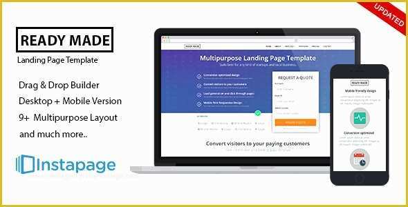 Free Instapage Templates Of Multipurpose Landing Page Instapage Template