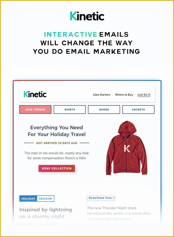Free Interactive Email Templates Of Download Kinetic Interactive Emails Email Templates