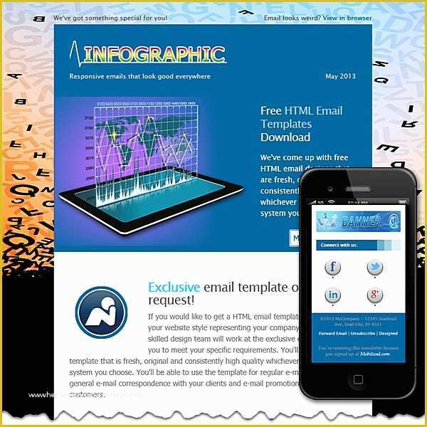 Free Interactive Email Templates Of Infographic