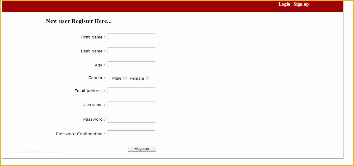 Free Interactive Email Templates Of User Registration and Login System In Codeigniter