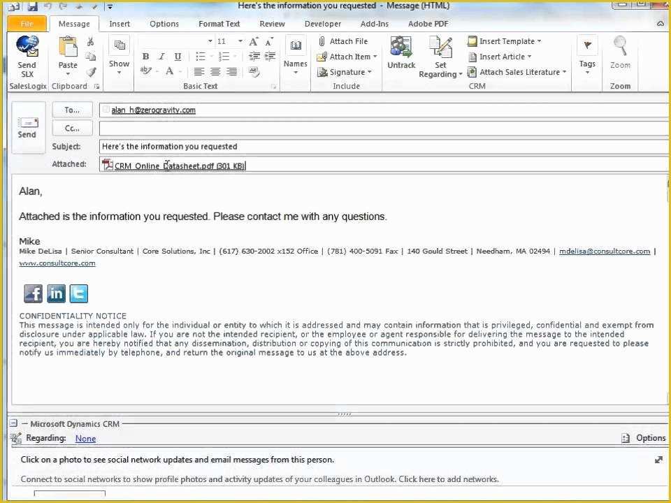 Free Interactive Email Templates Of Using Templates In Crm Outlook Emails