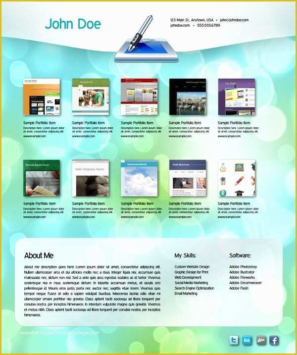 Free Interactive Website Templates Of Interactive Website Template