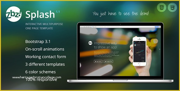 Free Interactive Website Templates Of Splash Website Templates Free Splash Free 5 Bootstrap