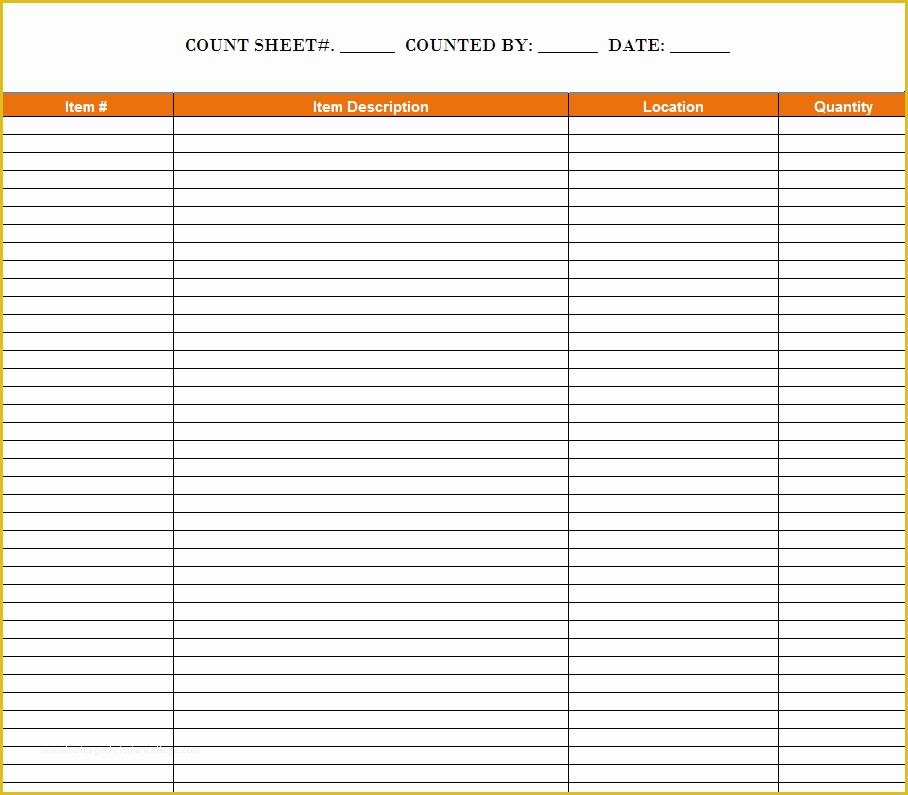 Free Inventory Spreadsheet Template Of Free Printable Inventory Sheets