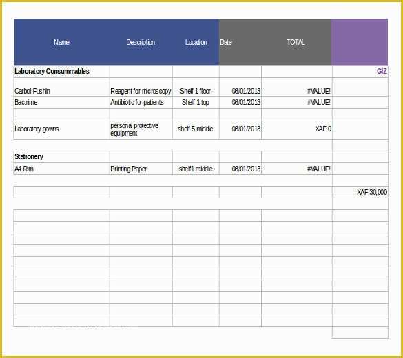 Free Inventory Spreadsheet Template Of Inventory Spreadsheet Template 48 Free Word Excel