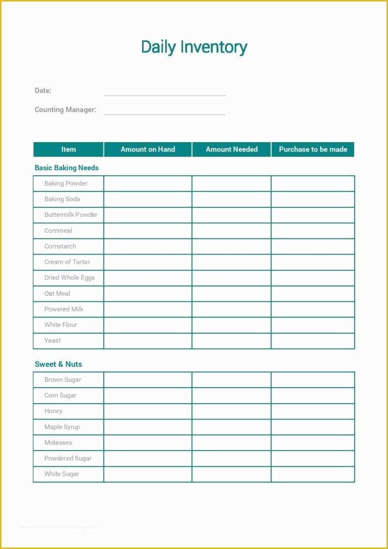 Free Inventory Template Of 7 Inventory Templates for Effective Product Management